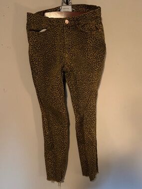 GUC Current/Elliott Leopard Print Jeans - Size 29 Fitted